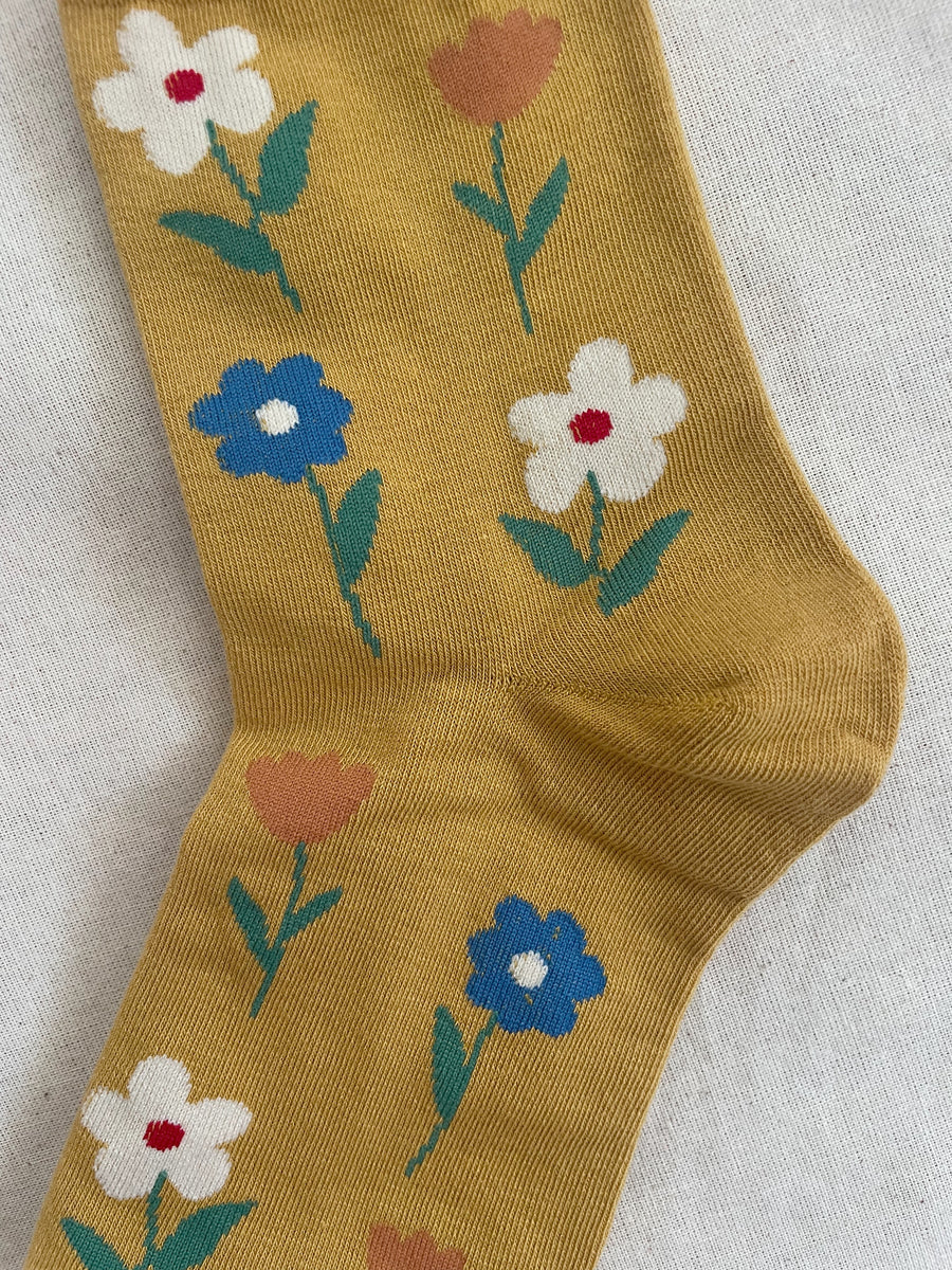Annabelle Socks in Mustard