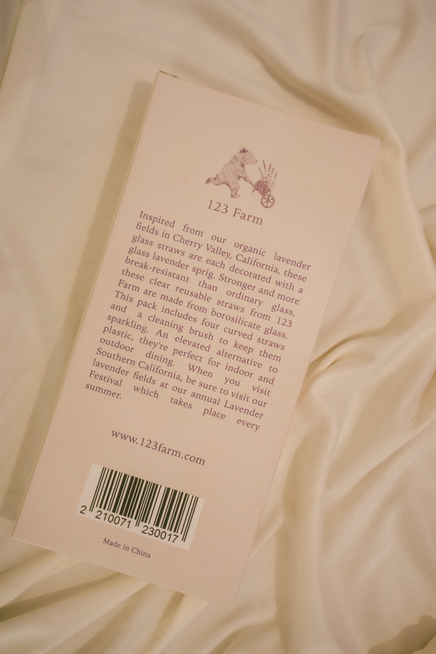 Lavender Drinking Straws