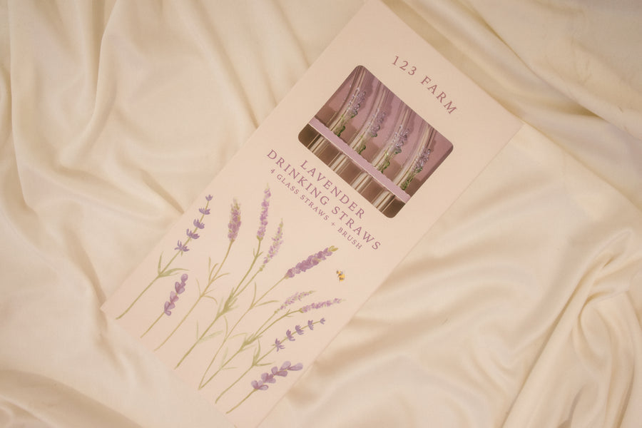 Lavender Drinking Straws