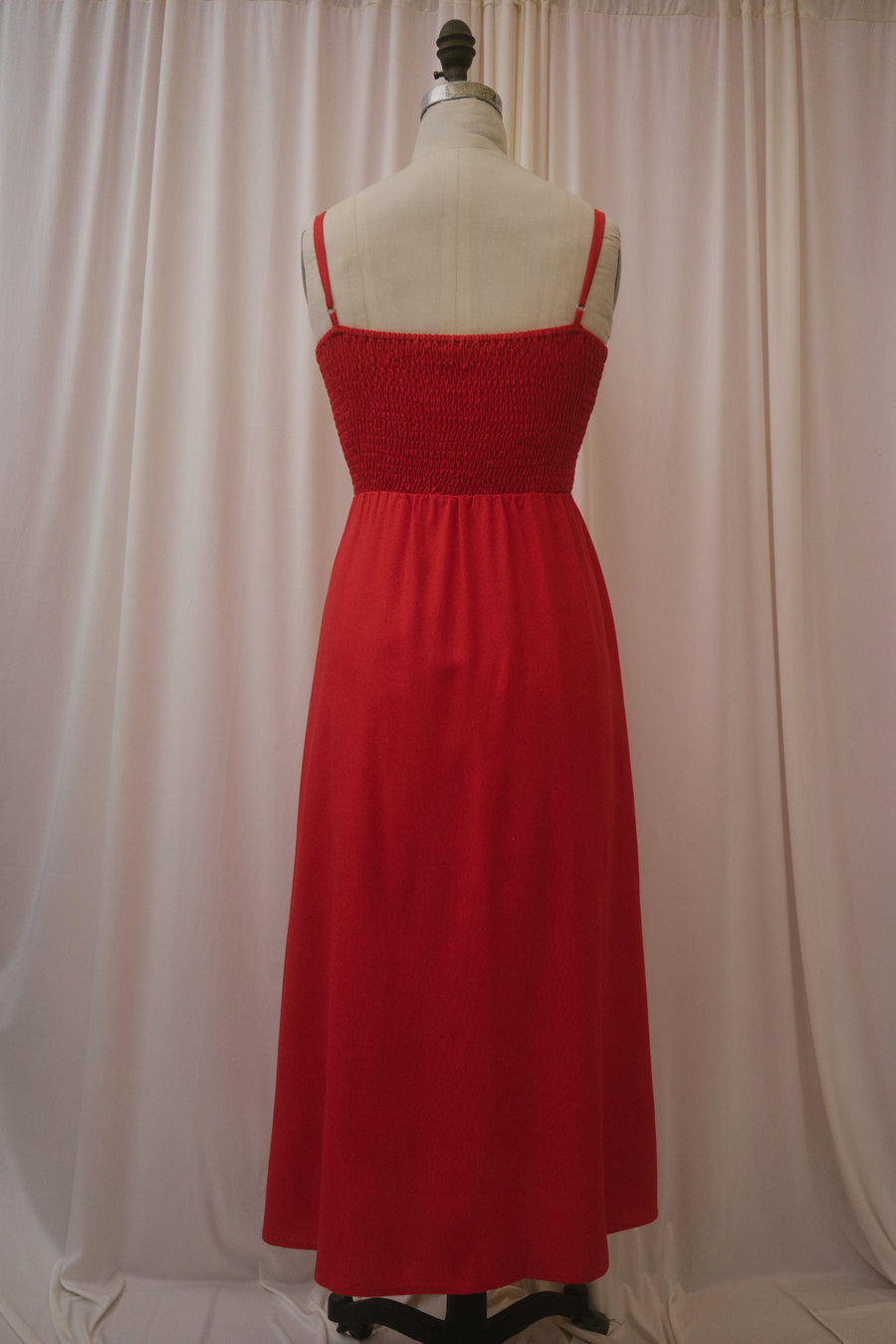 Clair Dress in Ruby
