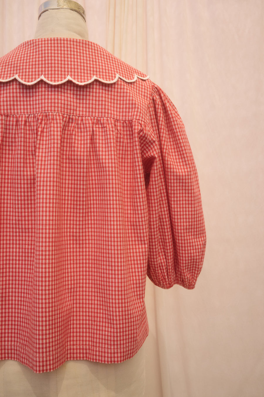 Nina Blouse in Cherry