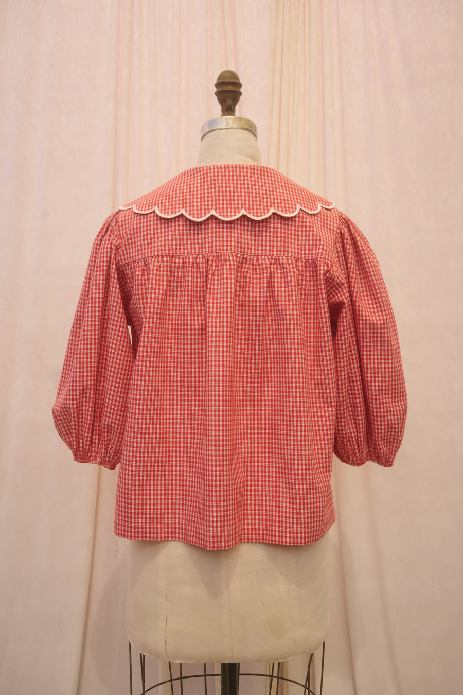 Nina Blouse in Cherry