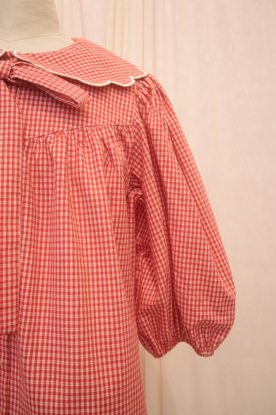 Nina Blouse in Cherry