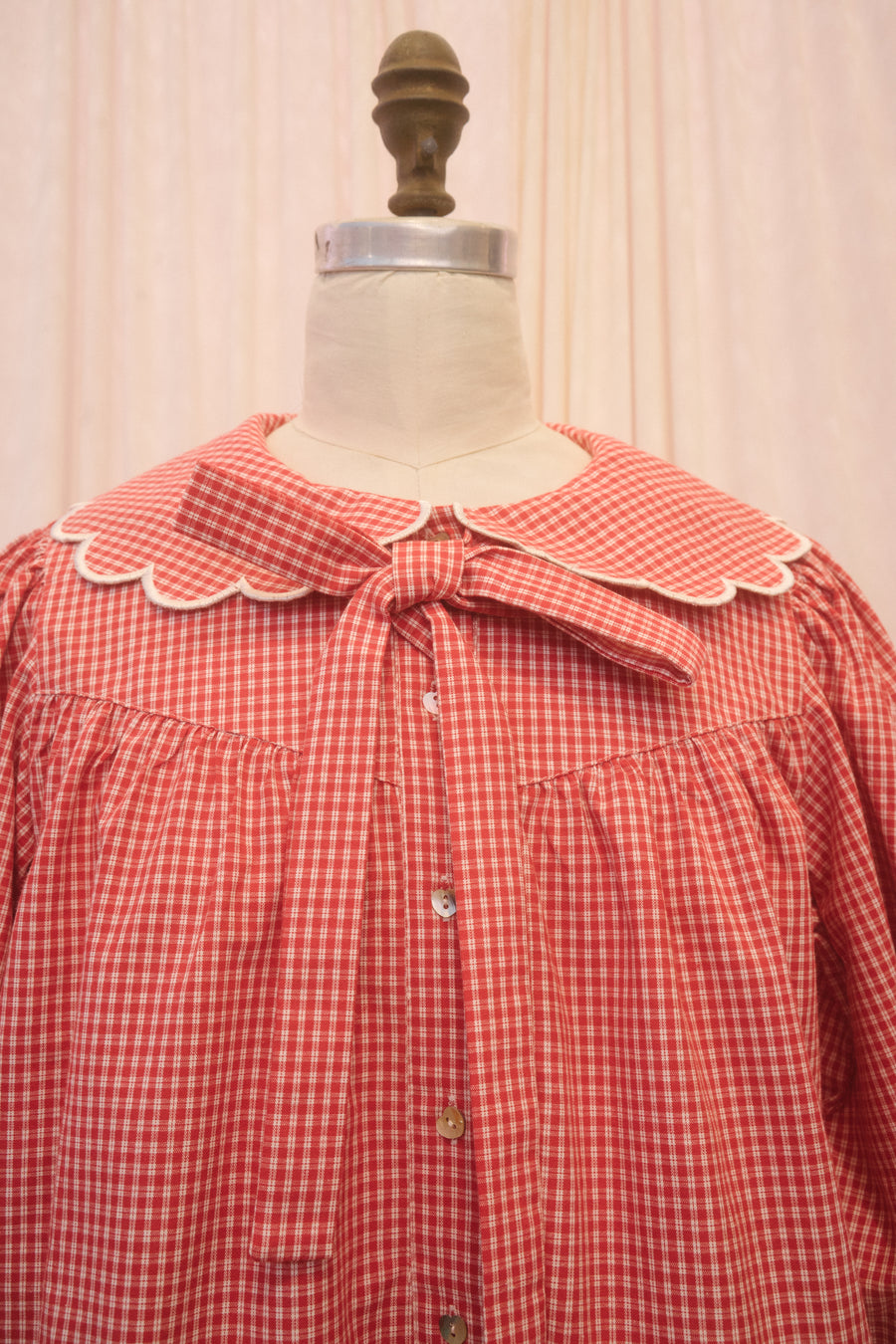 Nina Blouse in Cherry