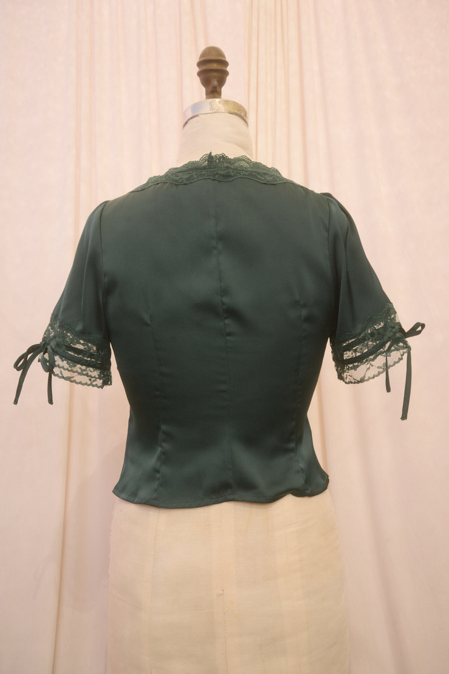Gemma Blouse in Emerald