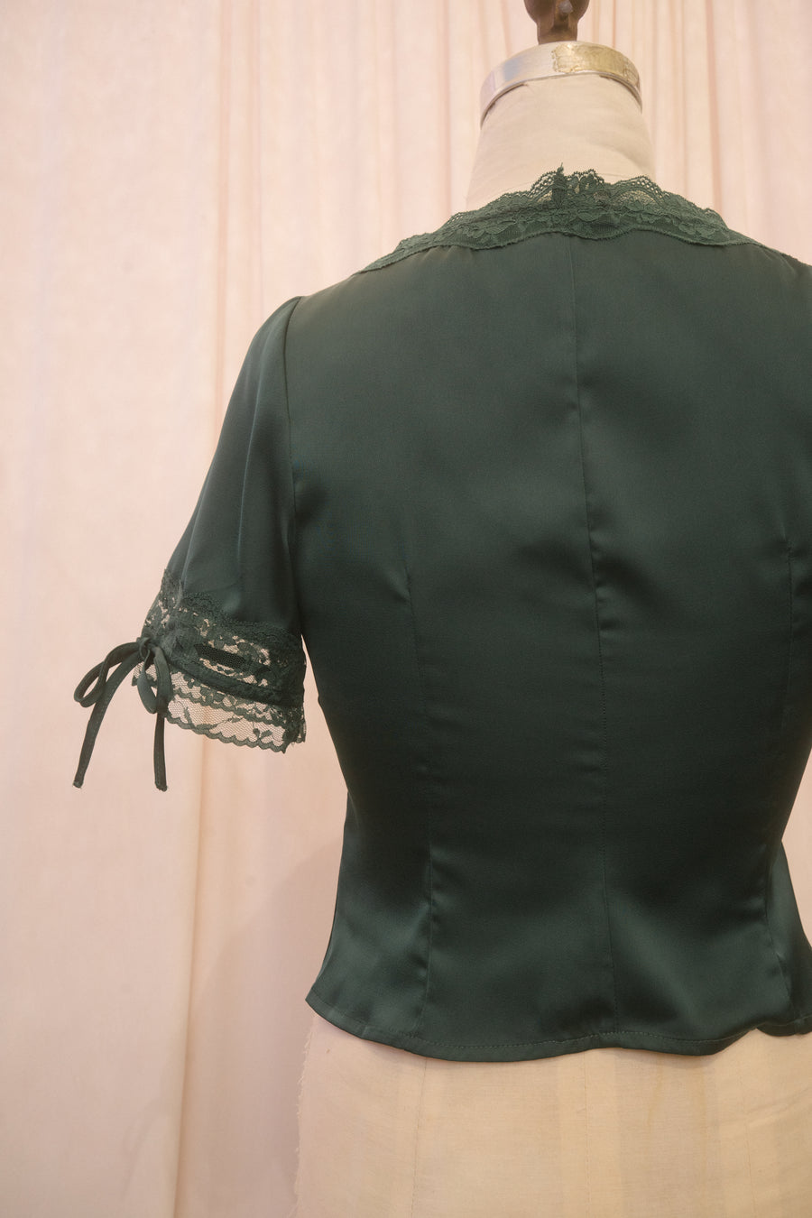 Gemma Blouse in Emerald
