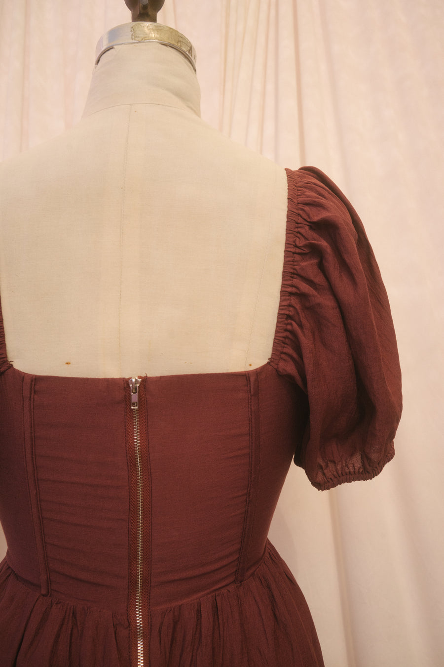 Paloma Dress in Wine