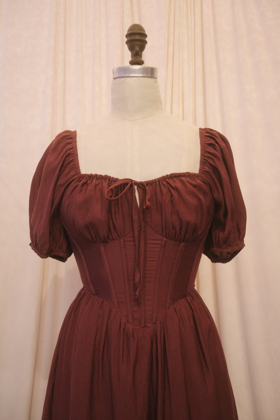 Paloma Dress in Wine