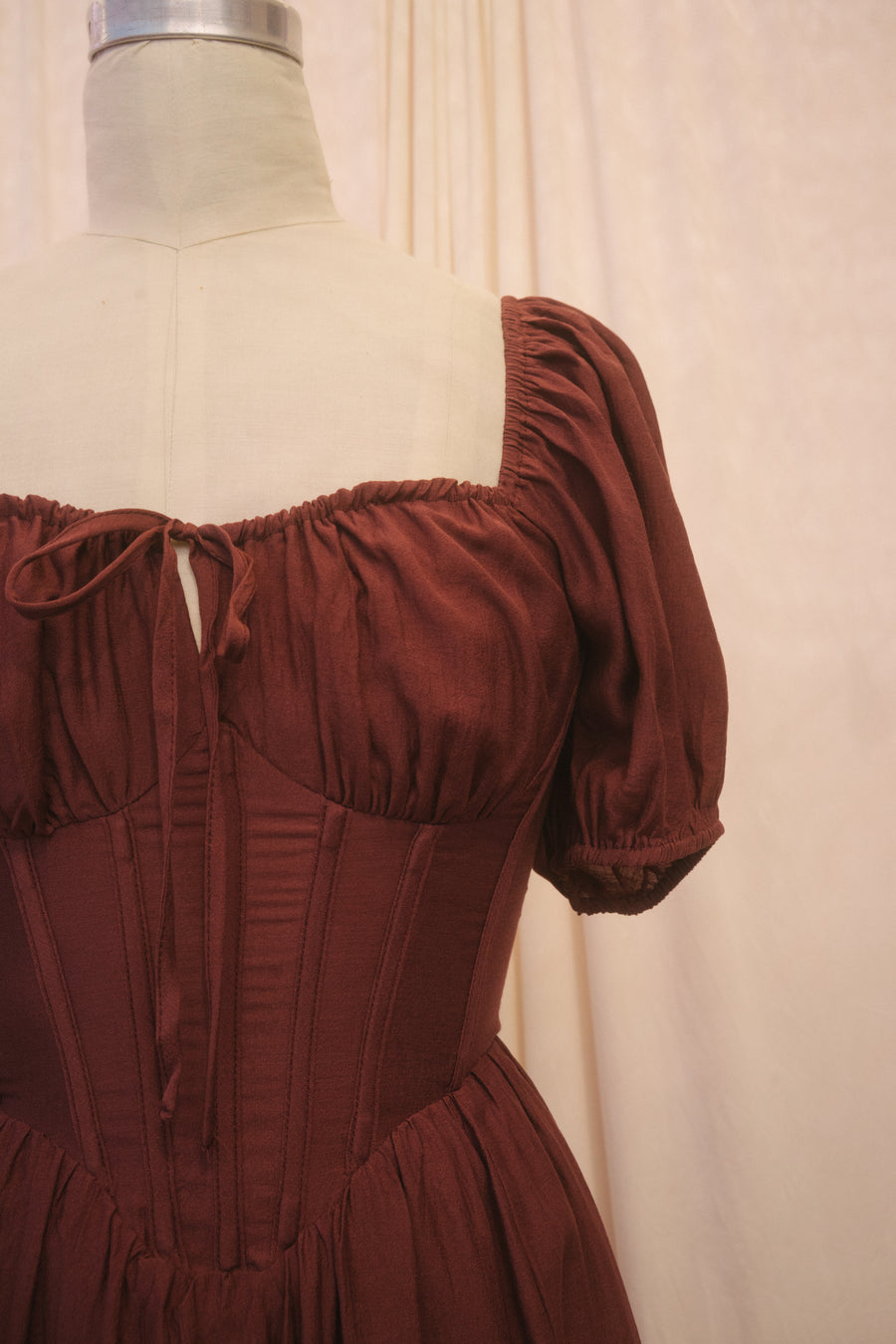 Paloma Dress in Wine