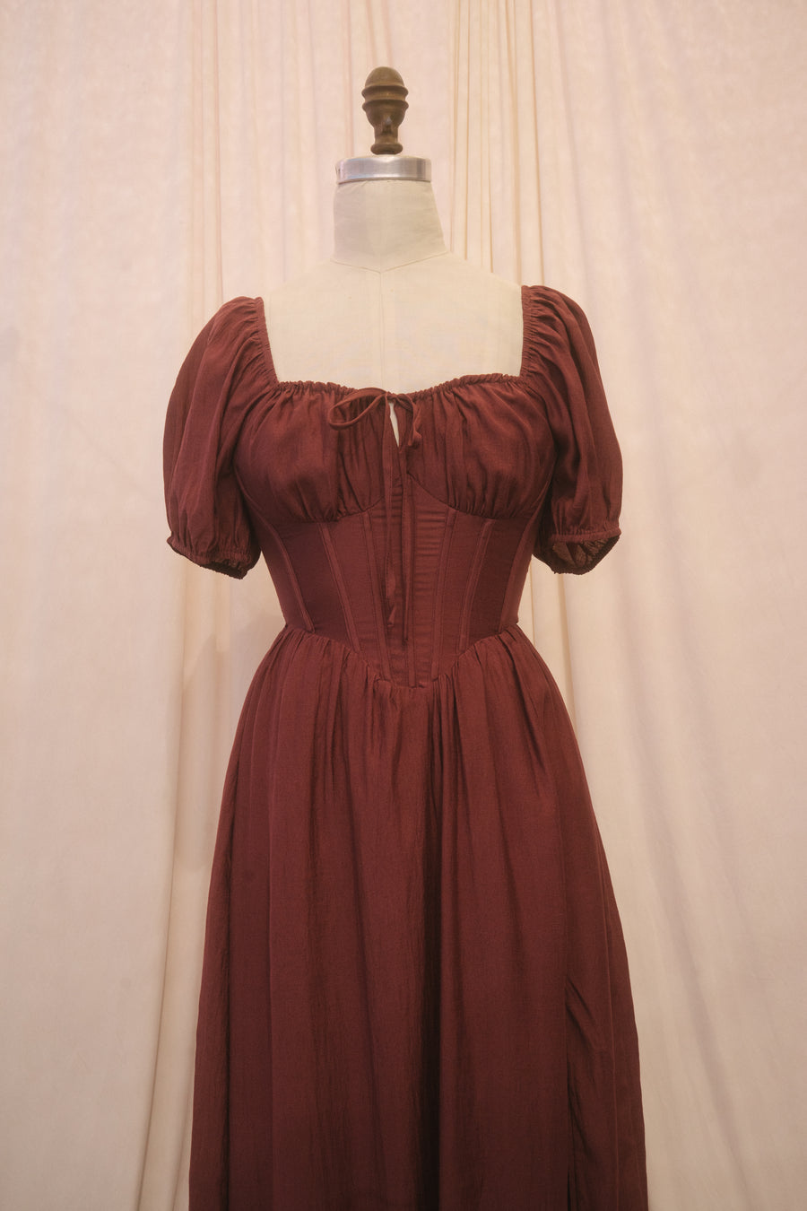 Paloma Dress in Wine