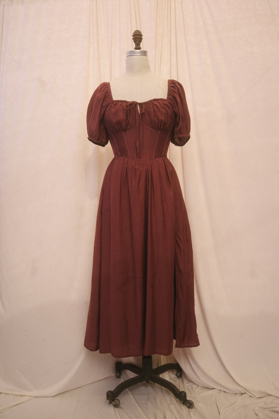Paloma Dress in Wine