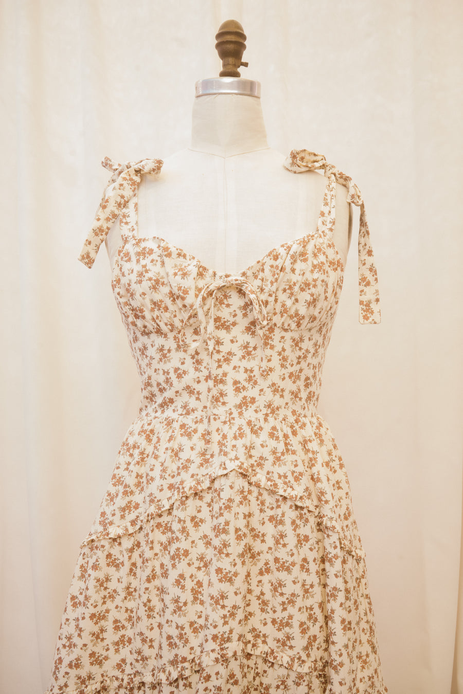 Emma Dress in Chesnut Floral