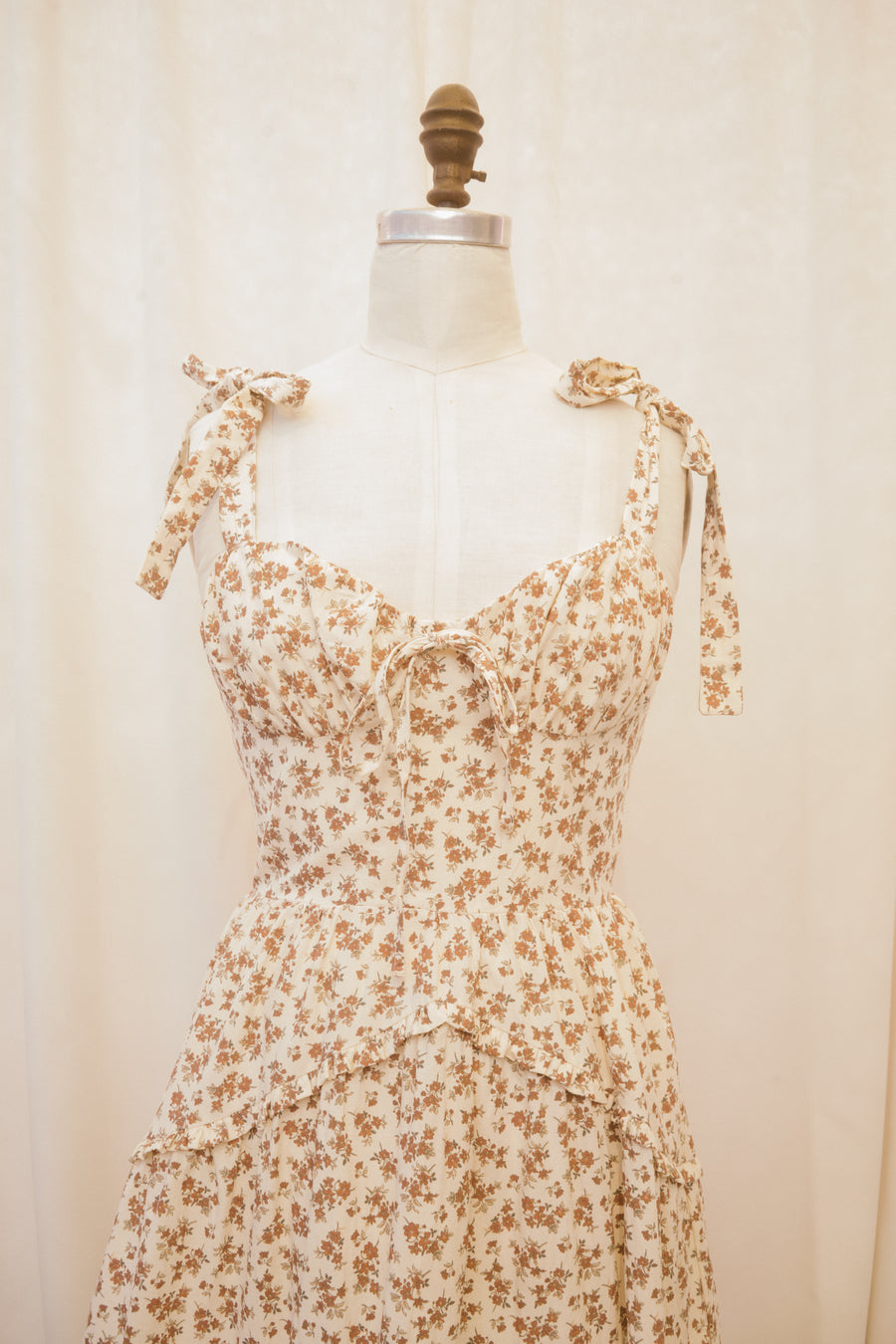 Emma Dress in Chesnut Floral
