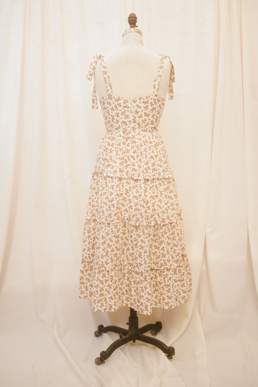 Emma Dress in Chesnut Floral