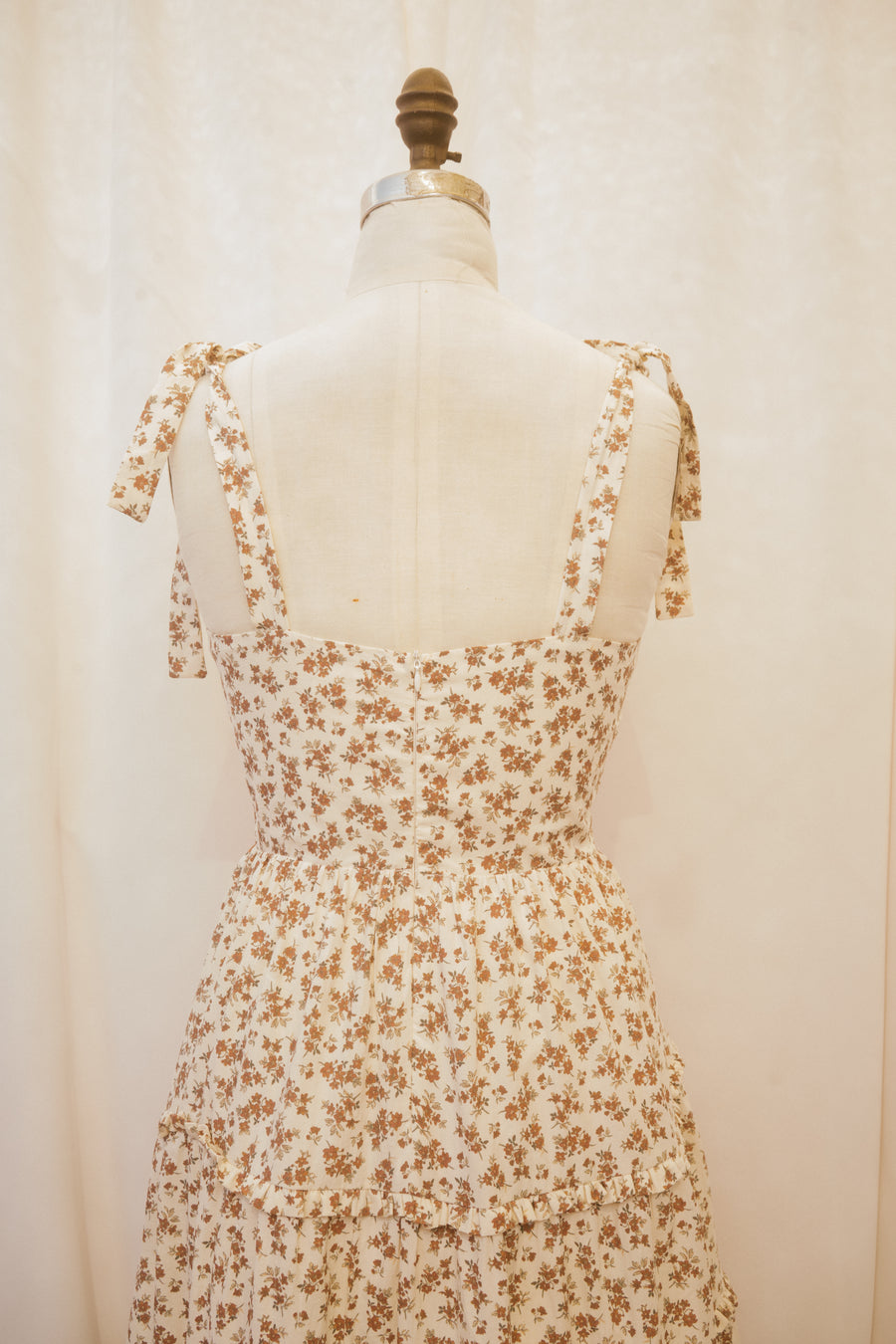 Emma Dress in Chesnut Floral