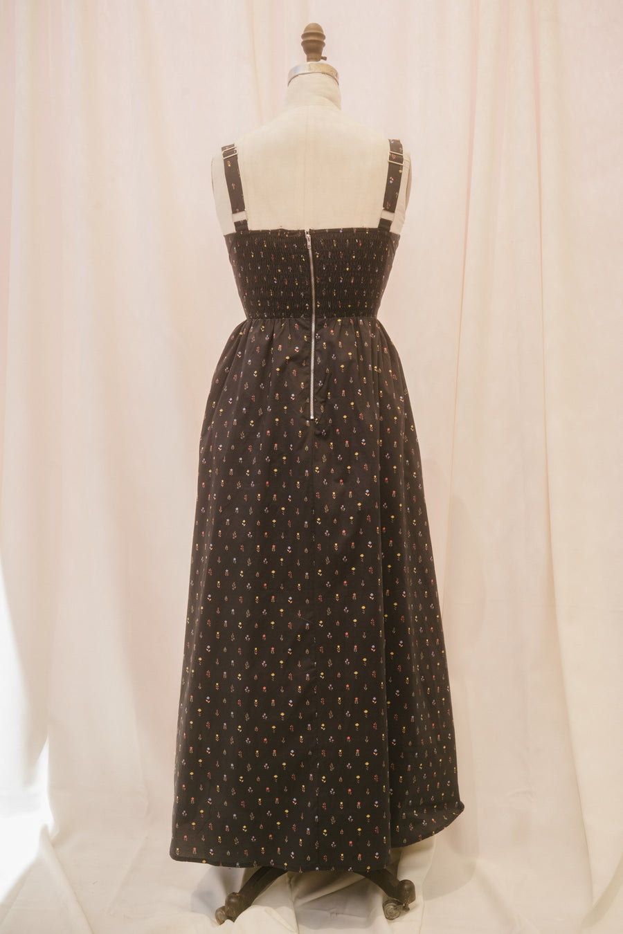Regina Dress in Midnight Blooms