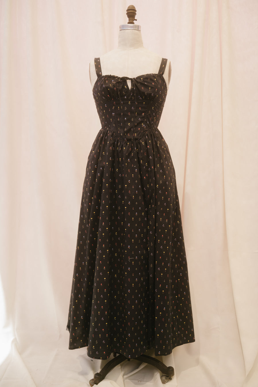 Regina Dress in Midnight Blooms