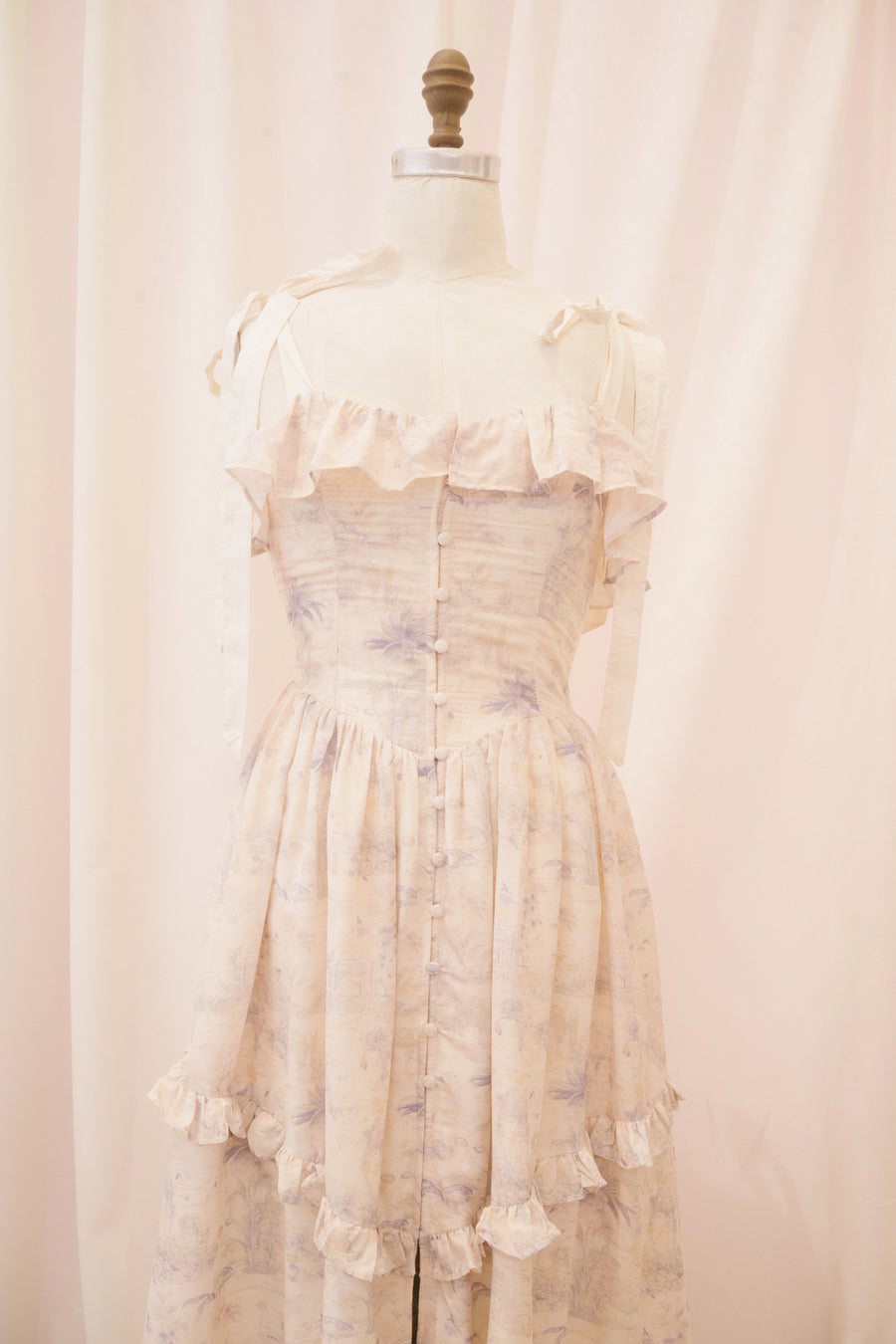 Rosalia Dress in Palm Oasis