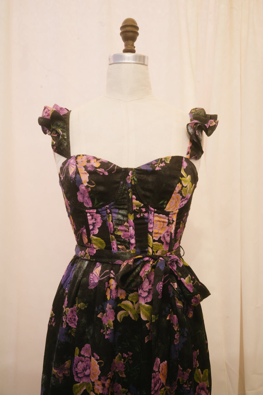 Alara Dress in Midnight Violet
