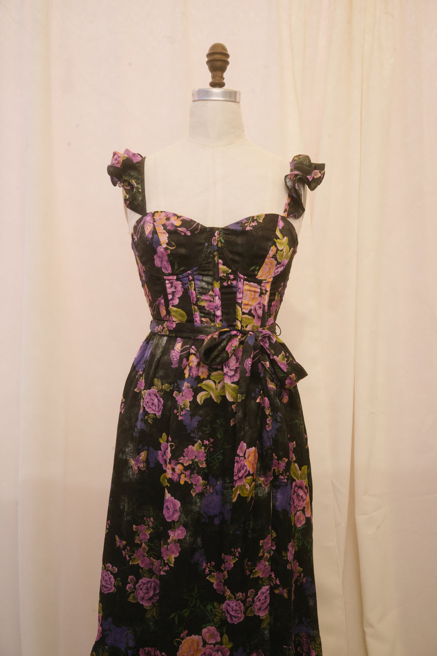 Alara Dress in Midnight Violet