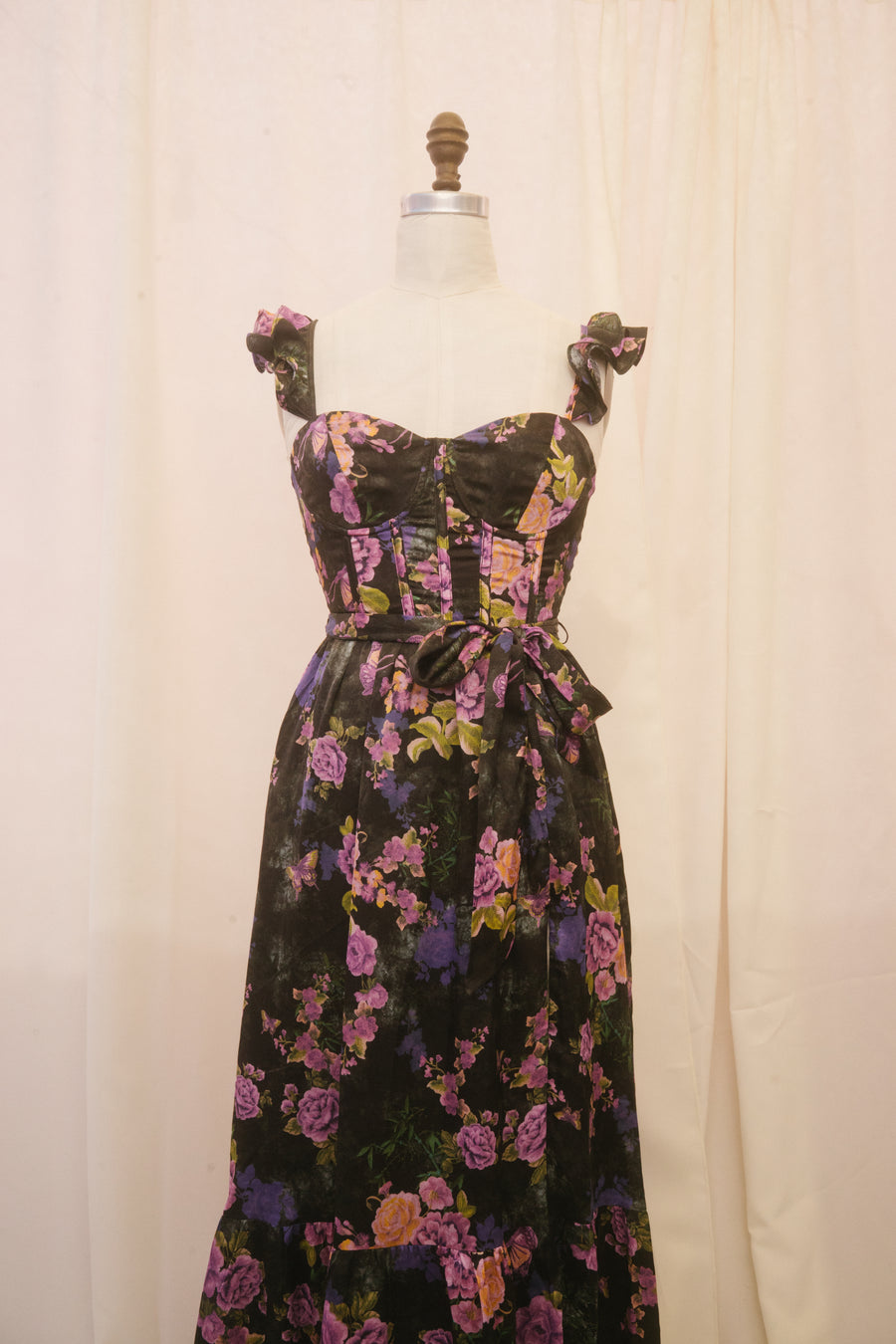 Alara Dress in Midnight Violet