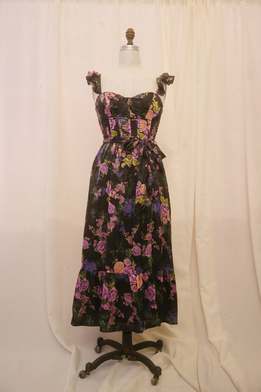 Alara Dress in Midnight Violet