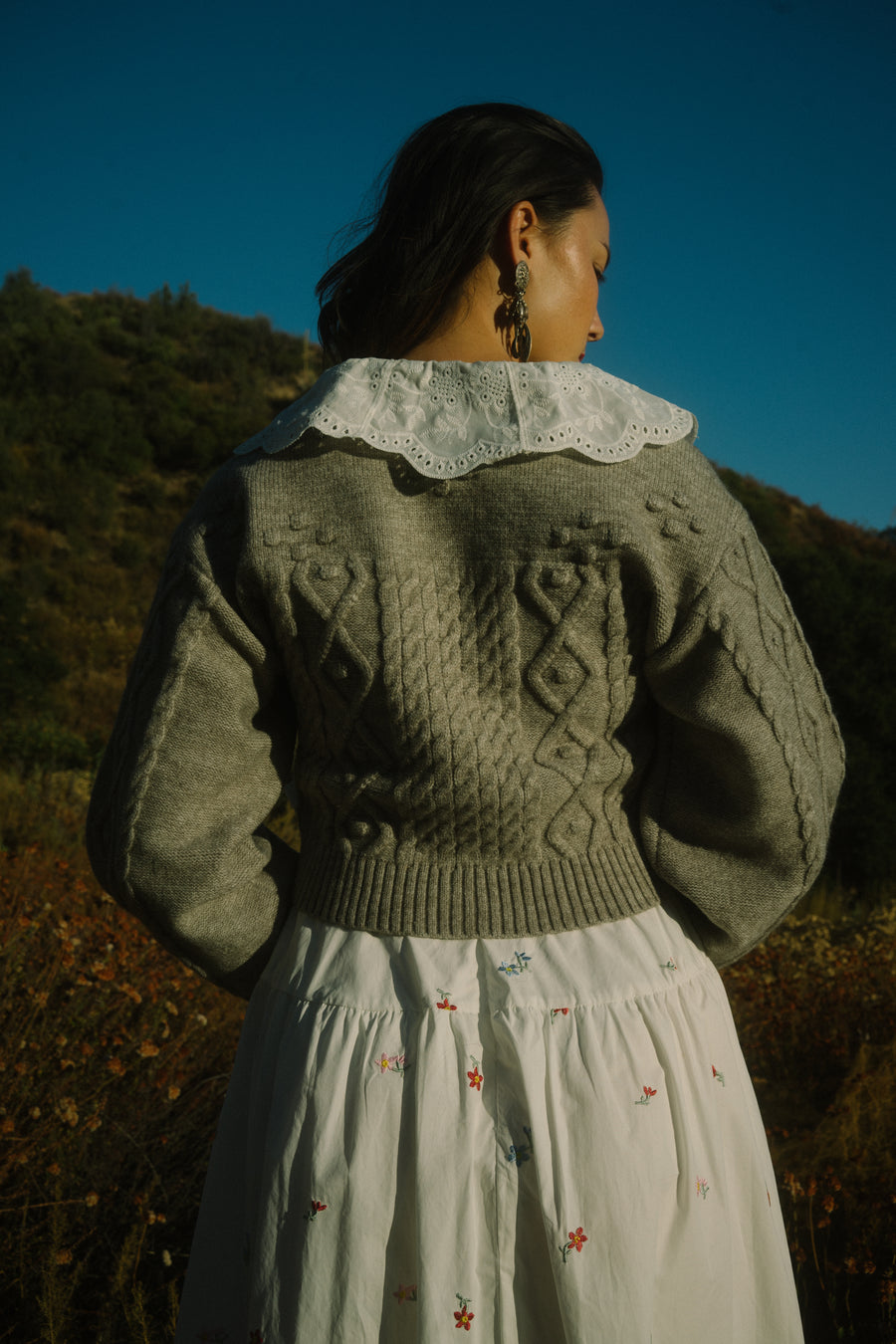 Naomi Cardigan in Charcoal