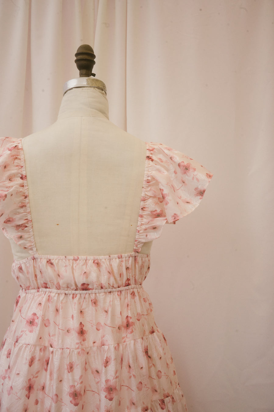 Ethyl Dress in Pink Daisy