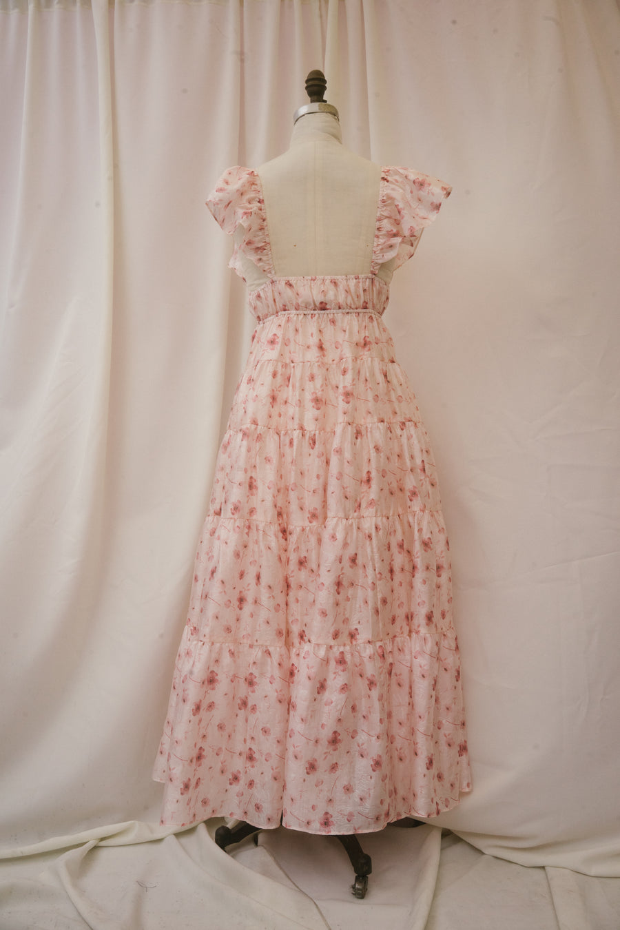 Ethyl Dress in Pink Daisy