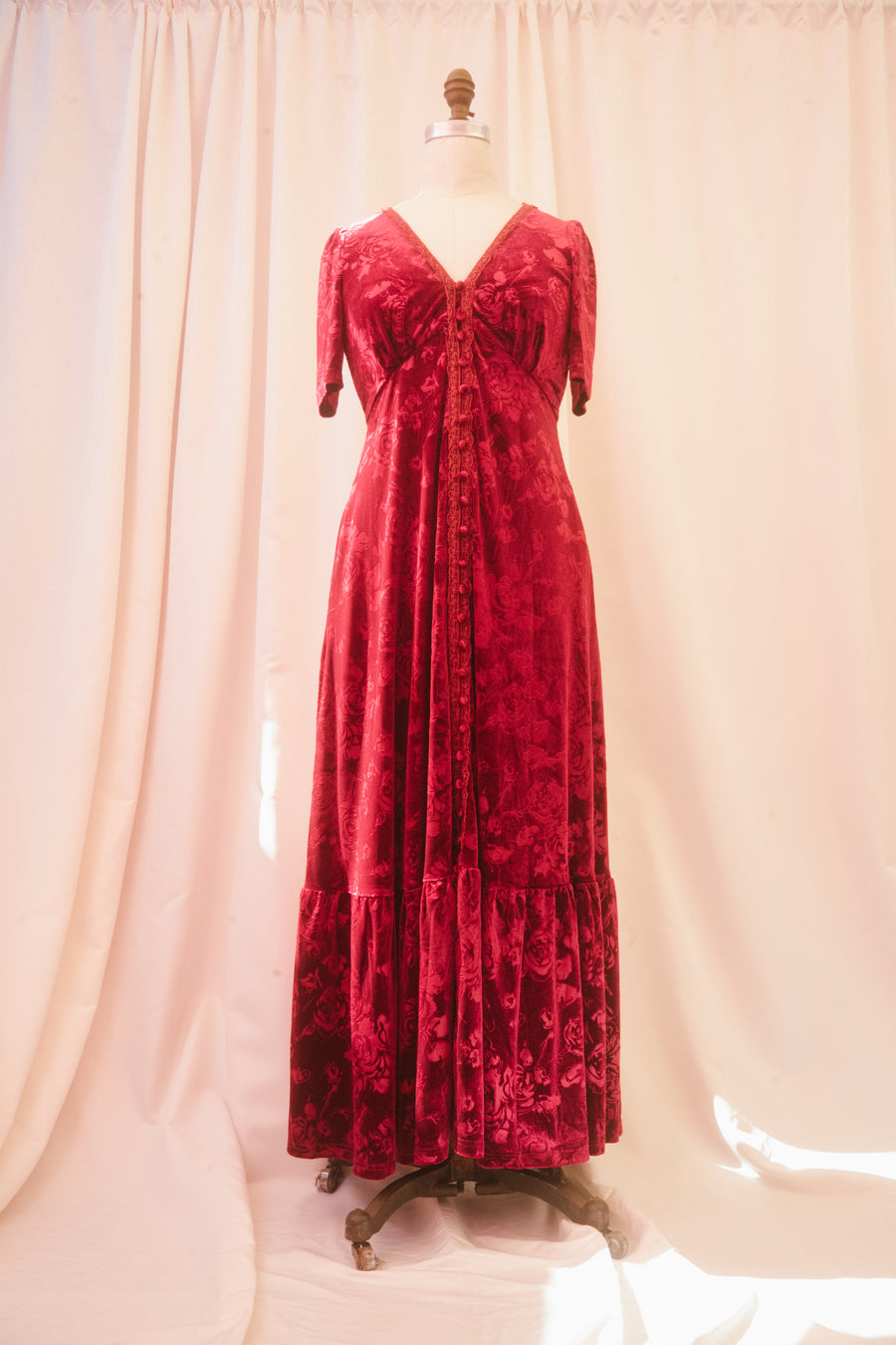 Jubilee Dress in Ruby