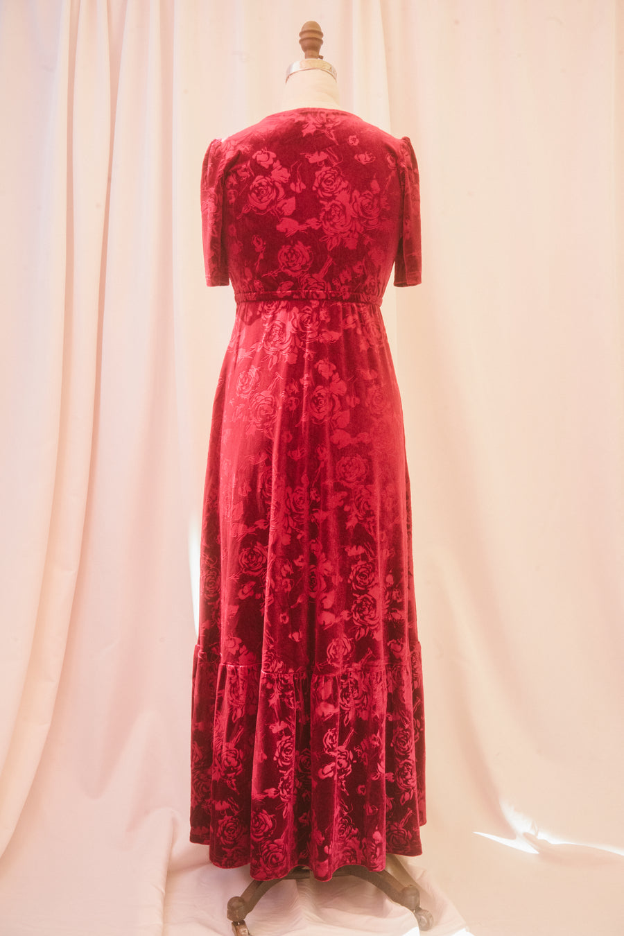 Jubilee Dress in Ruby