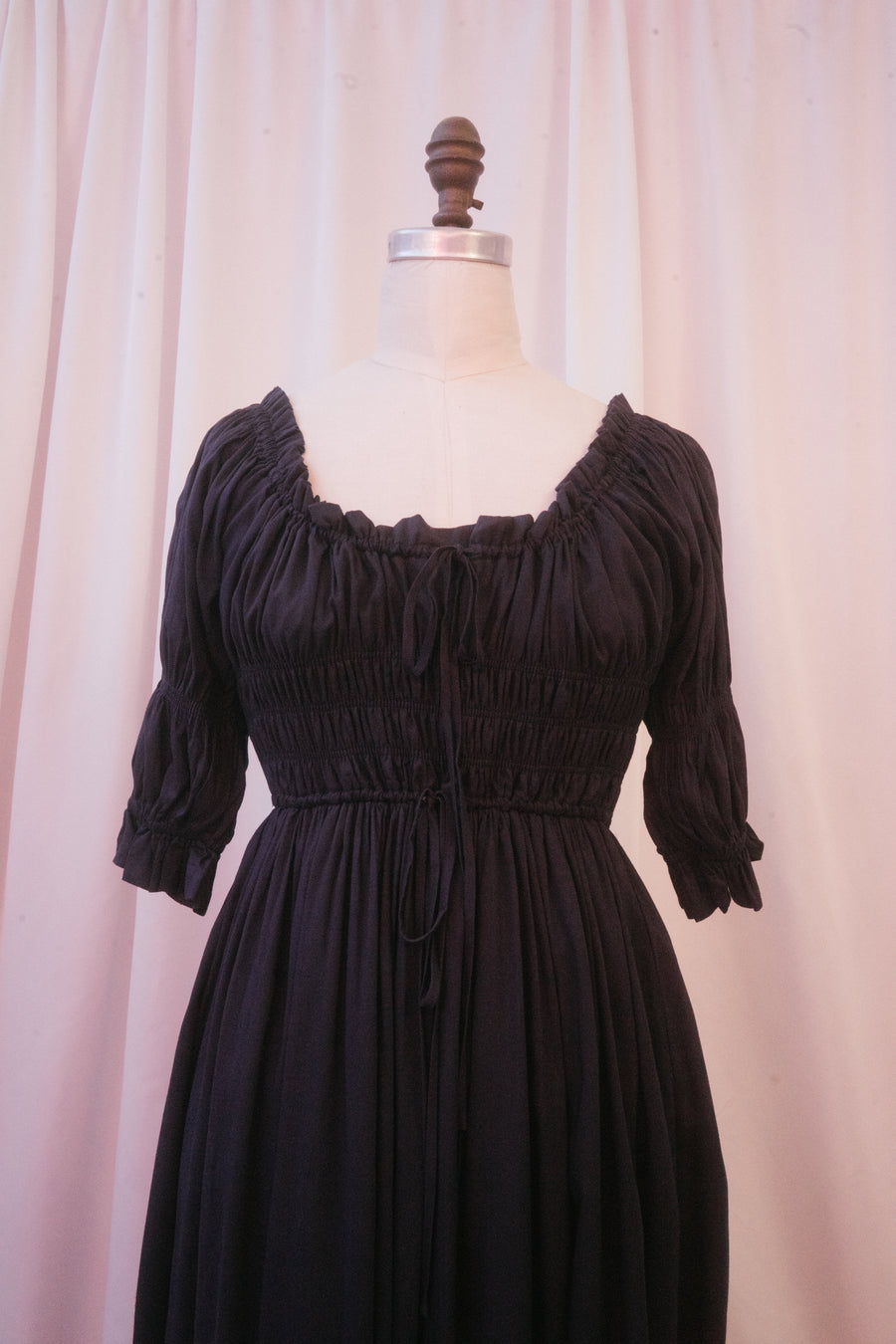 Nesta Dress in Navy