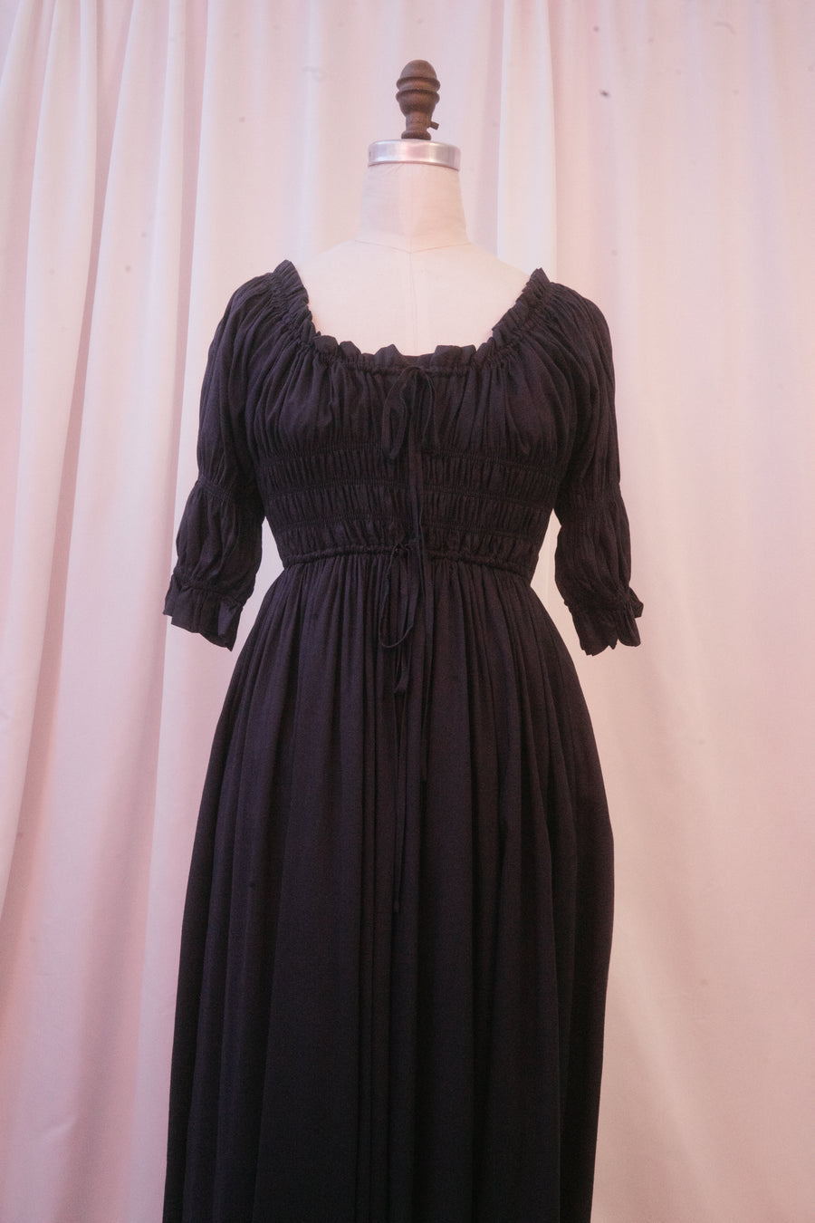 Nesta Dress in Navy