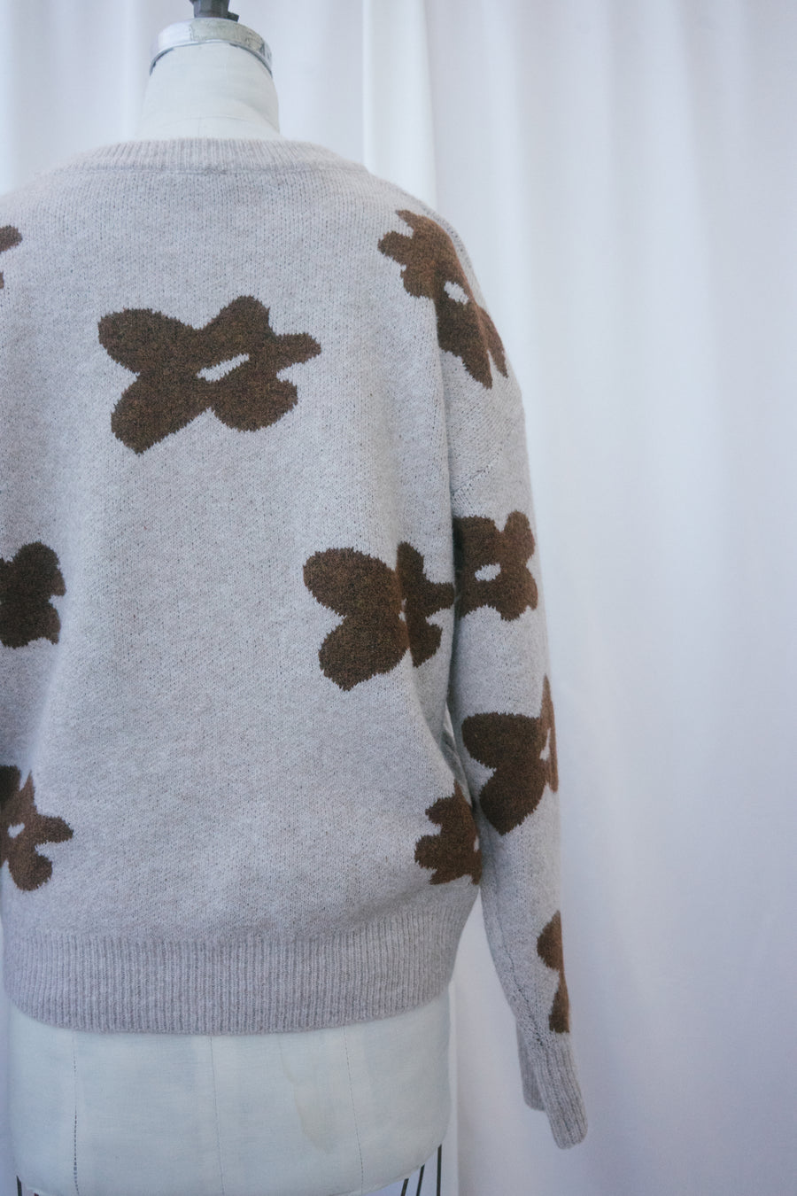 Coffee Blooms Sweater