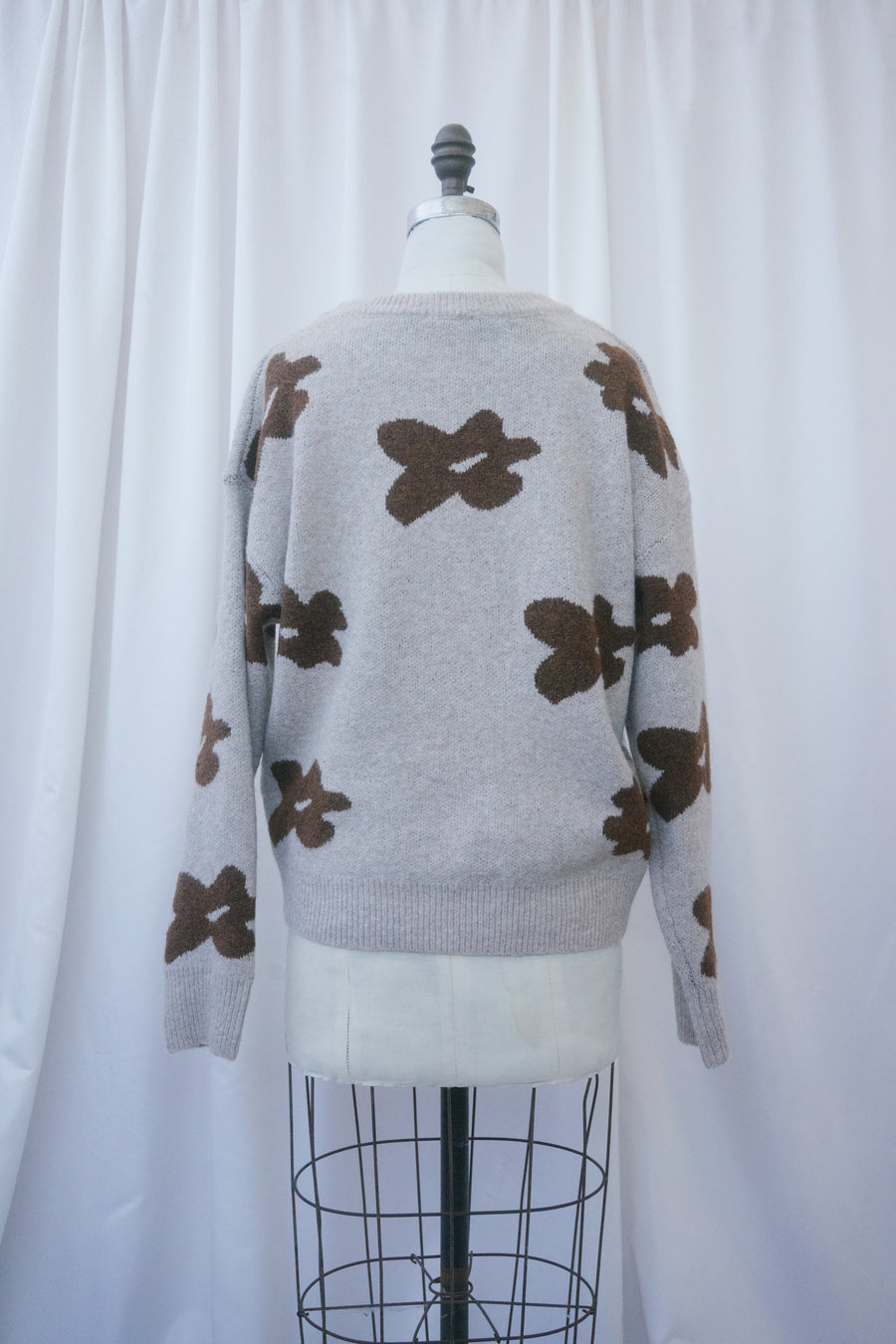 Coffee Blooms Sweater