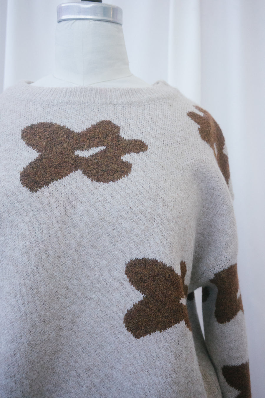 Coffee Blooms Sweater