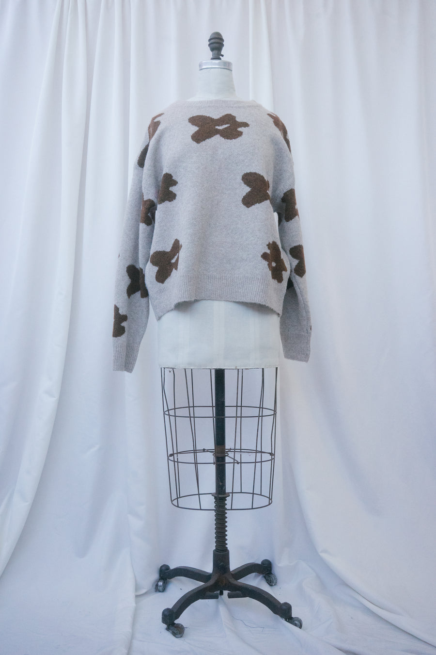 Coffee Blooms Sweater