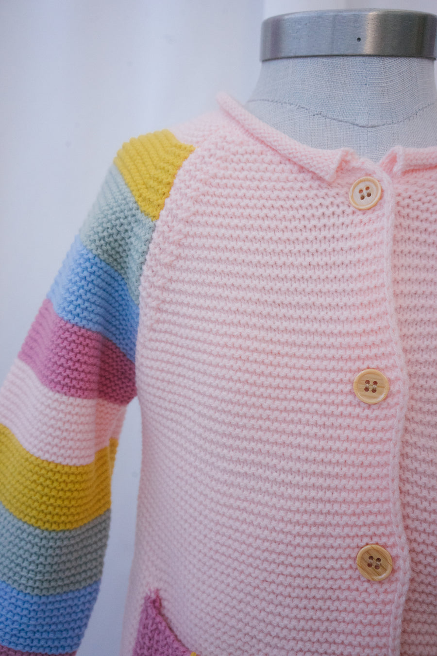 Kid's Bubblegum Cardigan