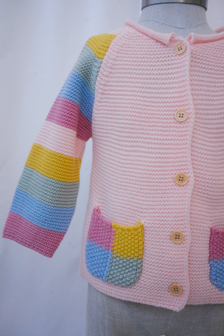 Kid's Bubblegum Cardigan