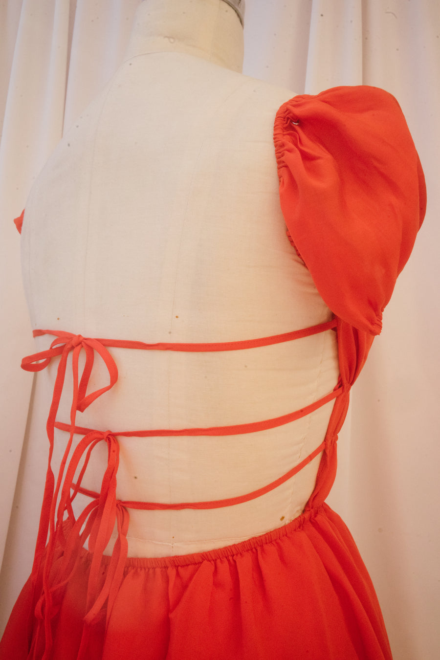 Safire Dress in Ruby