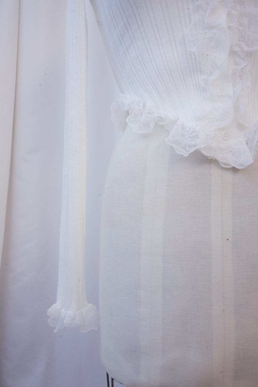 Gladiolus Top in White