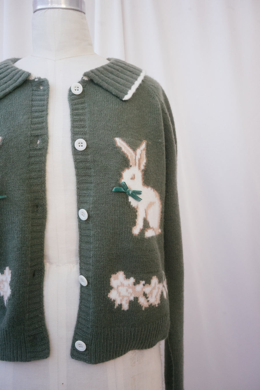 Lapin Cardigan in Fern
