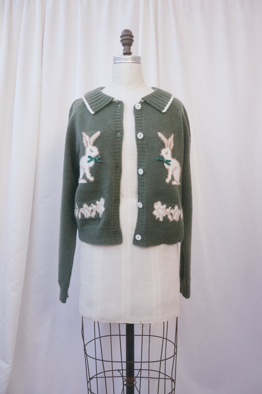 Lapin Cardigan in Fern