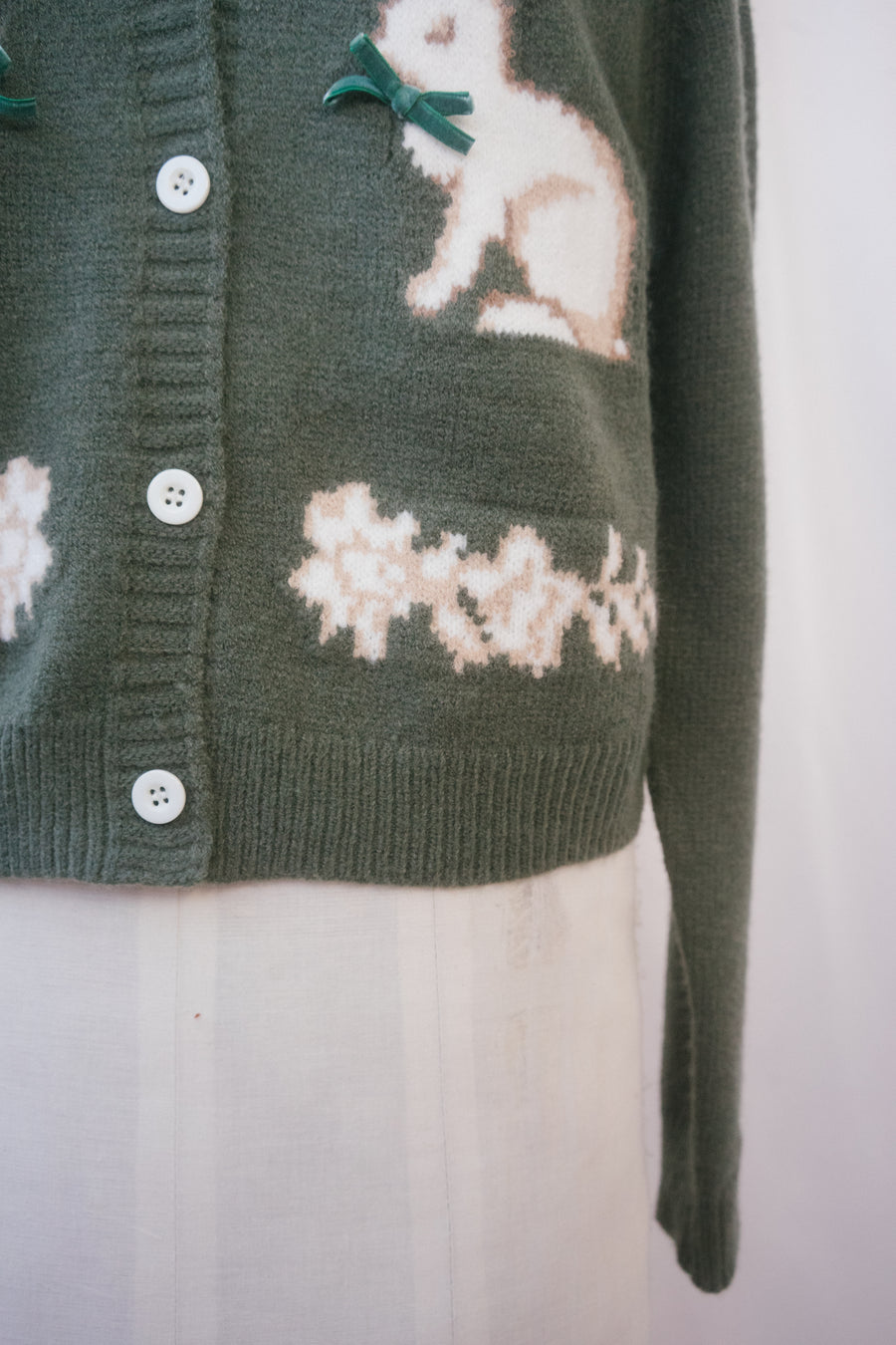 Lapin Cardigan in Fern