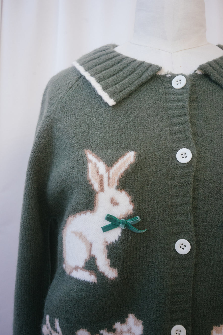 Lapin Cardigan in Fern