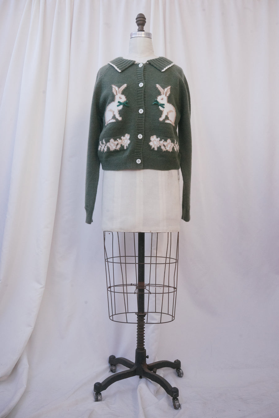 Lapin Cardigan in Fern