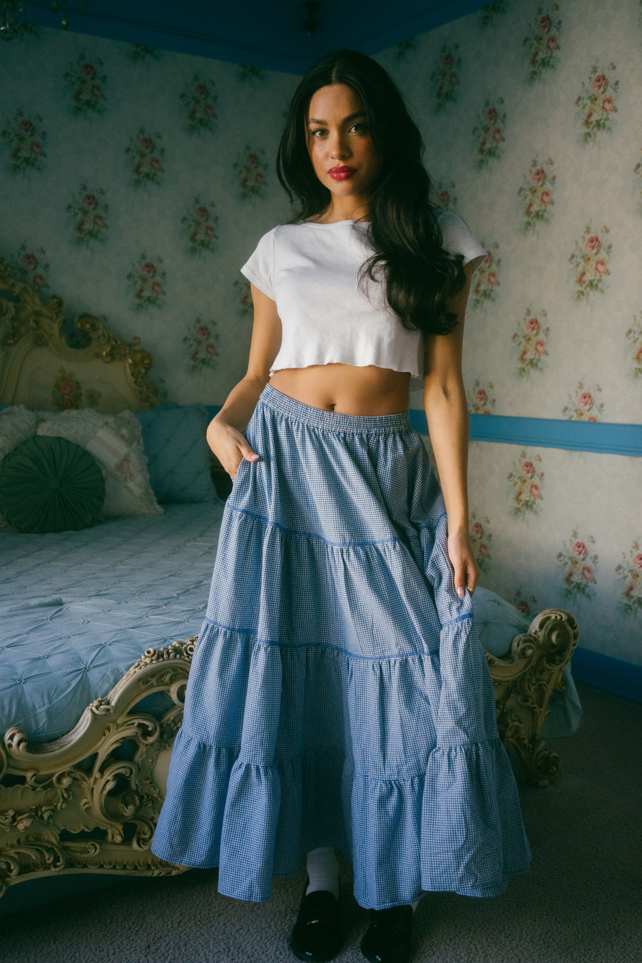 Lucie Skirt in Bluebell