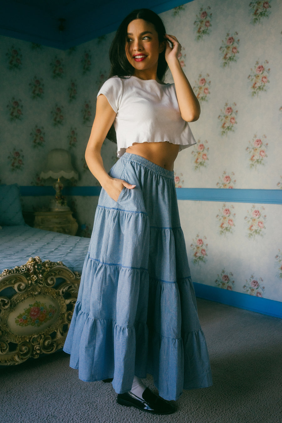 Lucie Skirt in Bluebell