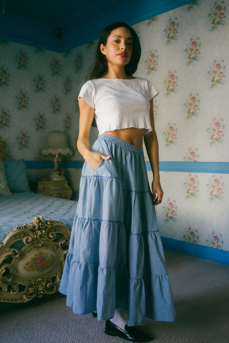 Lucie Skirt in Bluebell