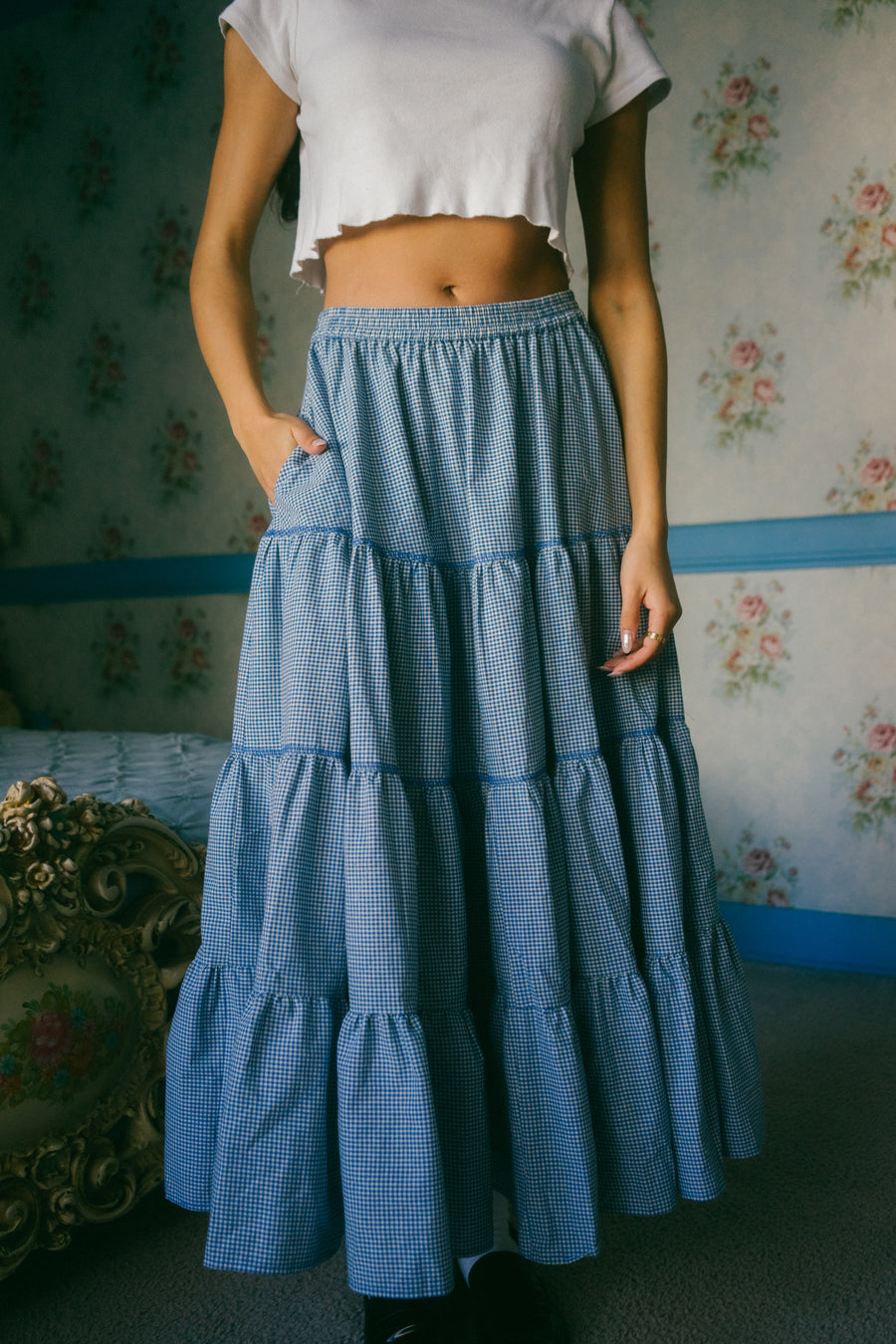 Lucie Skirt in Bluebell